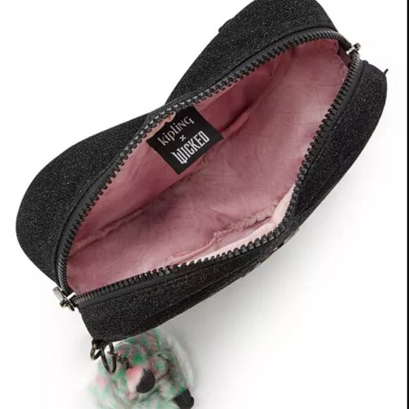NWT - Kipling Wicked Heart Glitter Convertible Backpack Crossbody - Picture 7 of 8